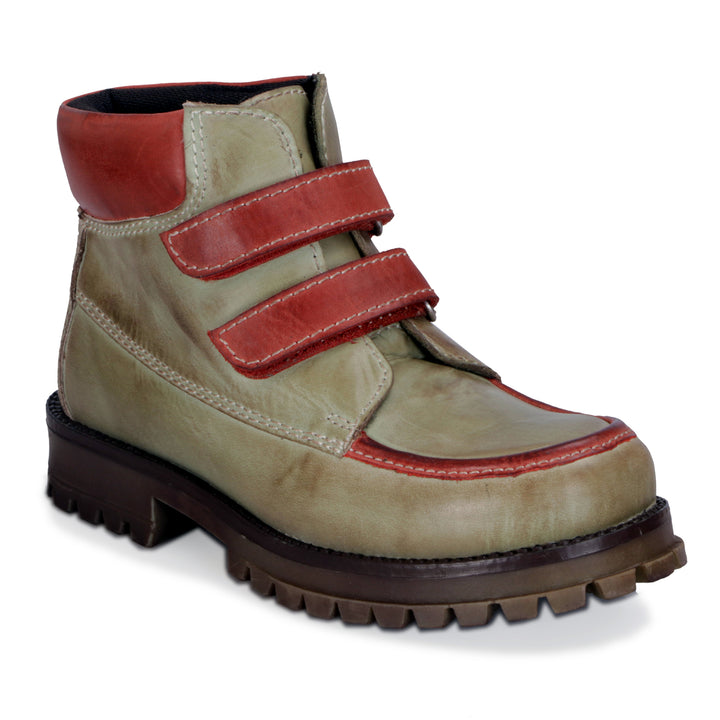 Burnish Leather Casual Boots for Boys/Girls