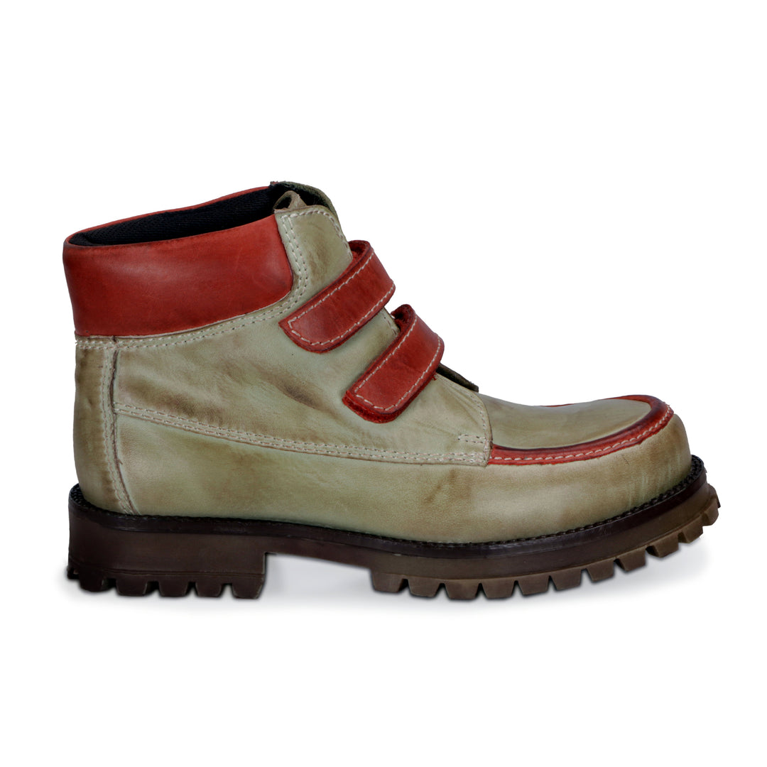 Burnish Leather Casual Boots for Boys/Girls