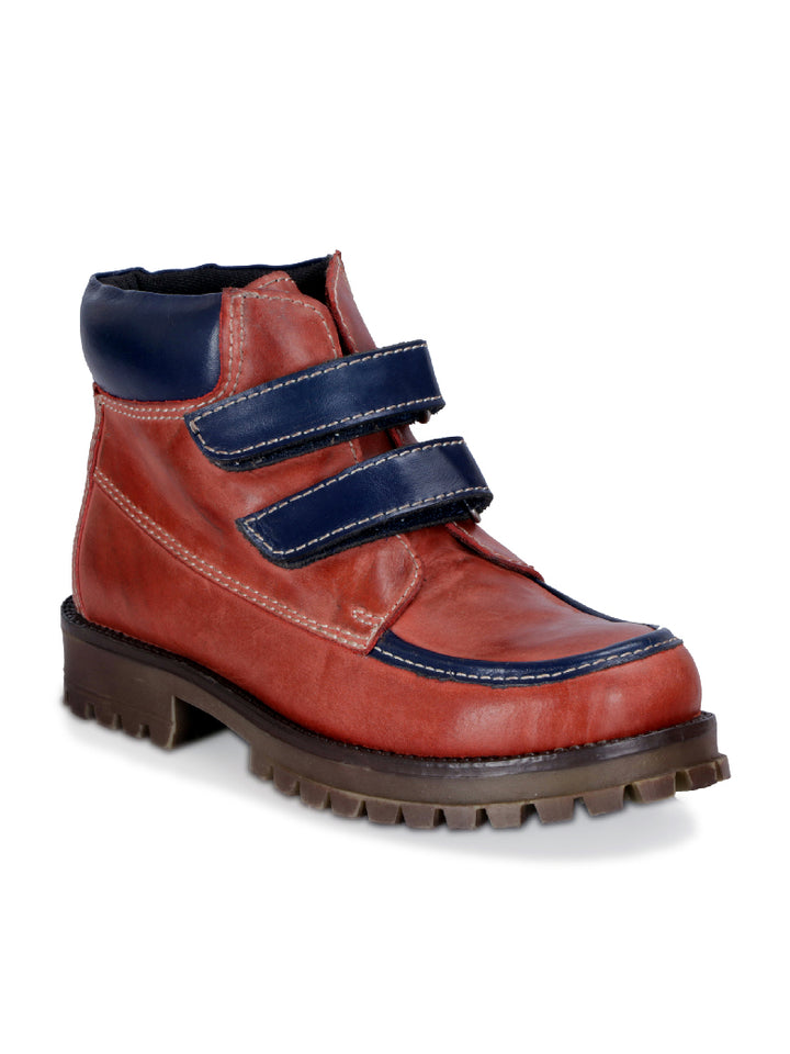 Burnish Leather Casual Boots for Boys/Girls