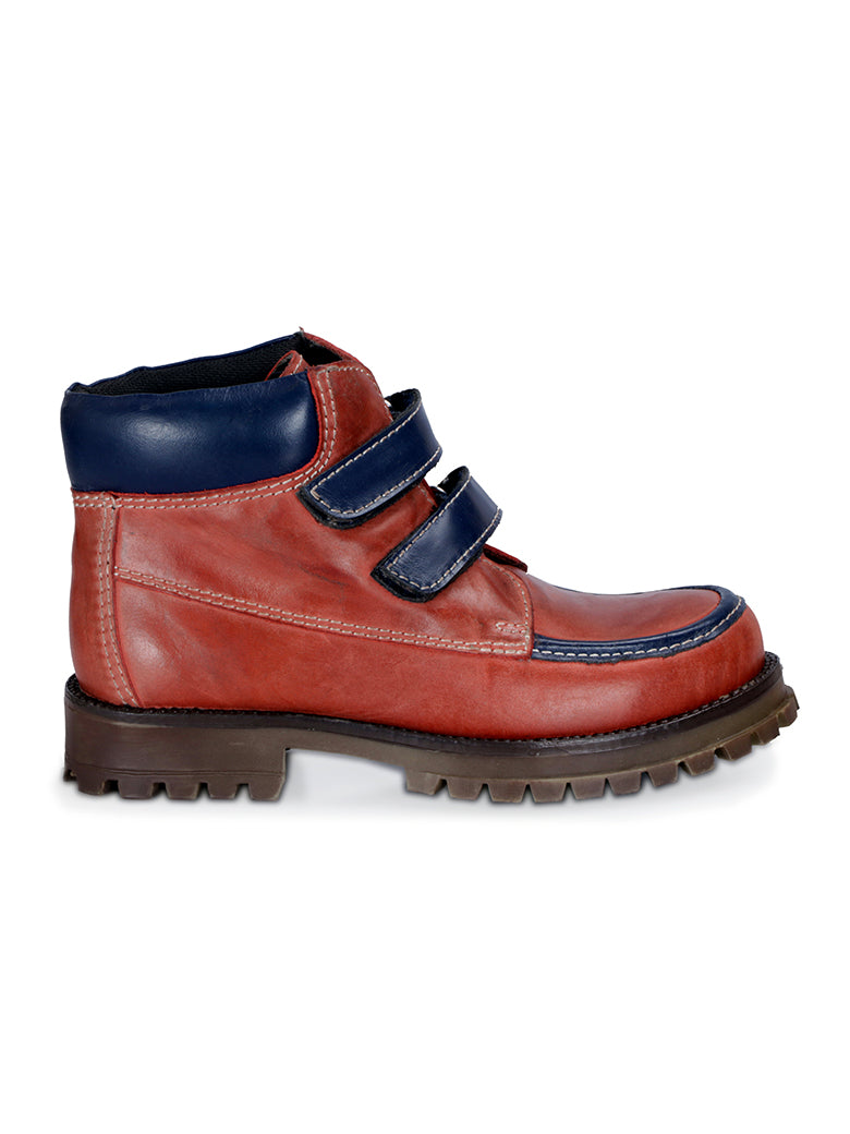 Burnish Leather Casual Boots for Boys/Girls