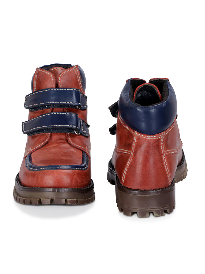 Burnish Leather Casual Boots for Boys/Girls