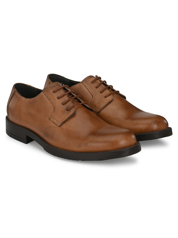 Men's Burnish Genuine Leather Formal lace-up Shoes