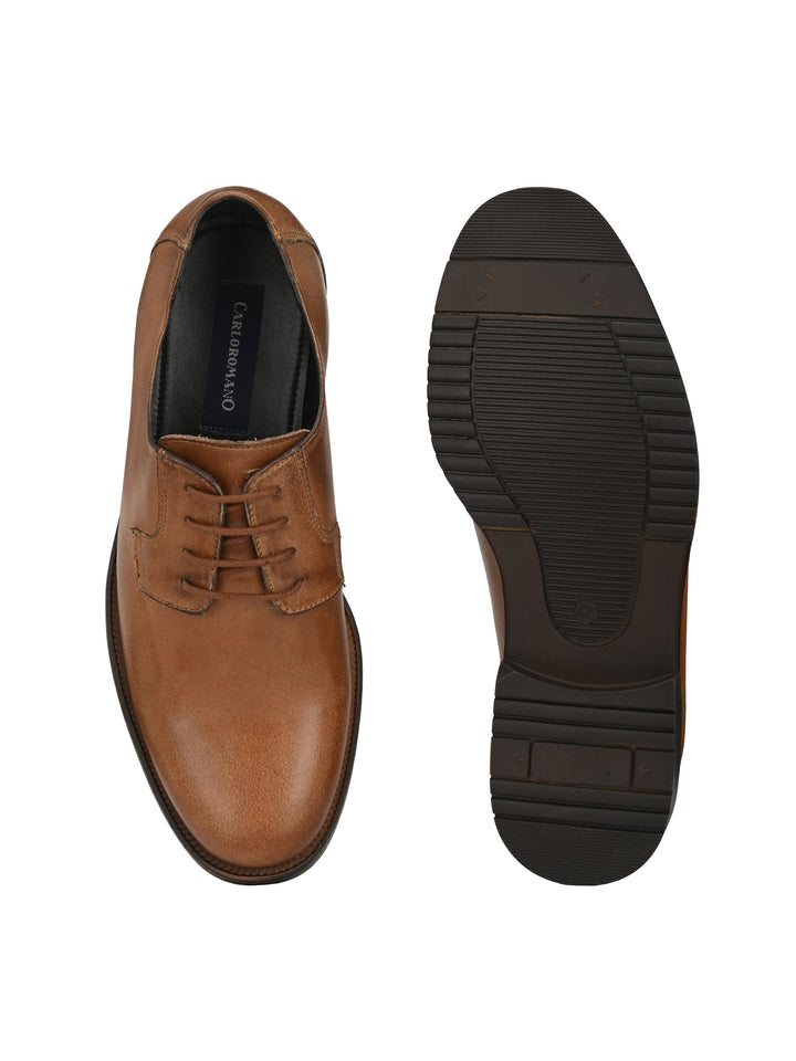 Men's Burnish Genuine Leather Formal lace-up Shoes