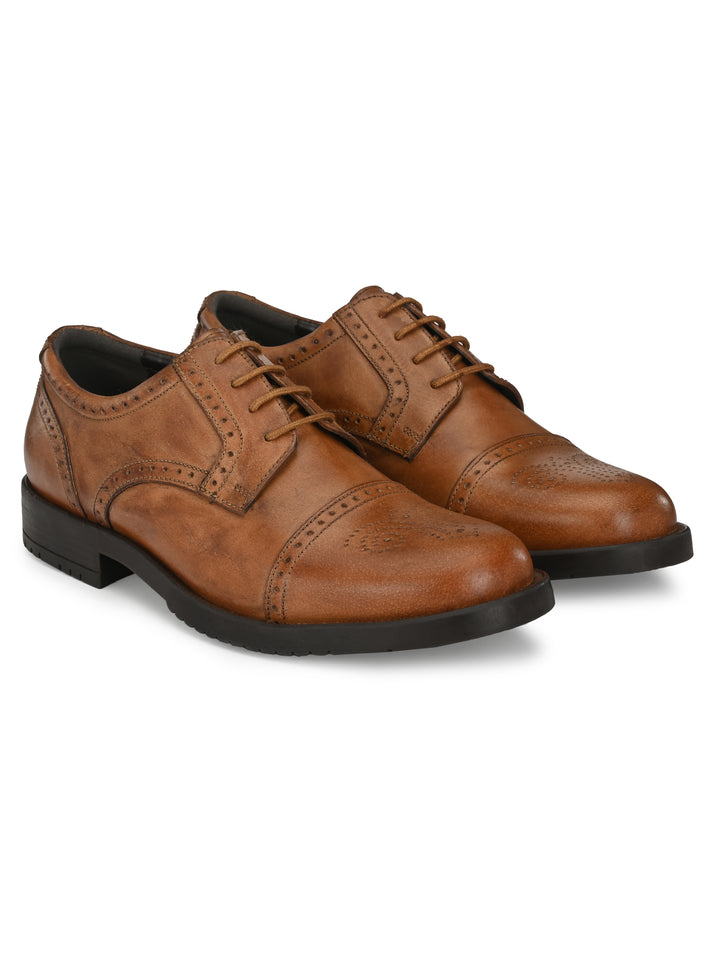 Men's Burnish Leather Formal Shoes