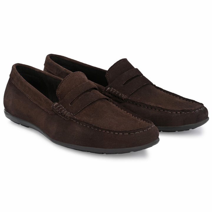 Men's Suede Leather Slip on Casual Loafer Moccasin