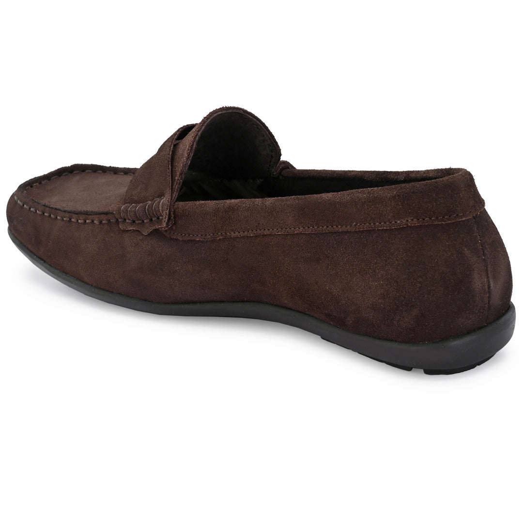 Men's Suede Leather Slip on Casual Loafer Moccasin