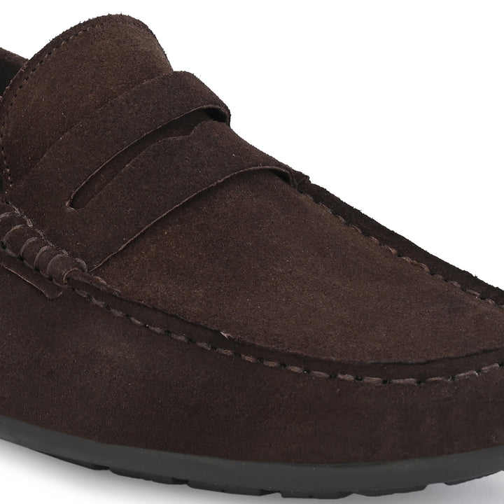 Men's Suede Leather Slip on Casual Loafer Moccasin