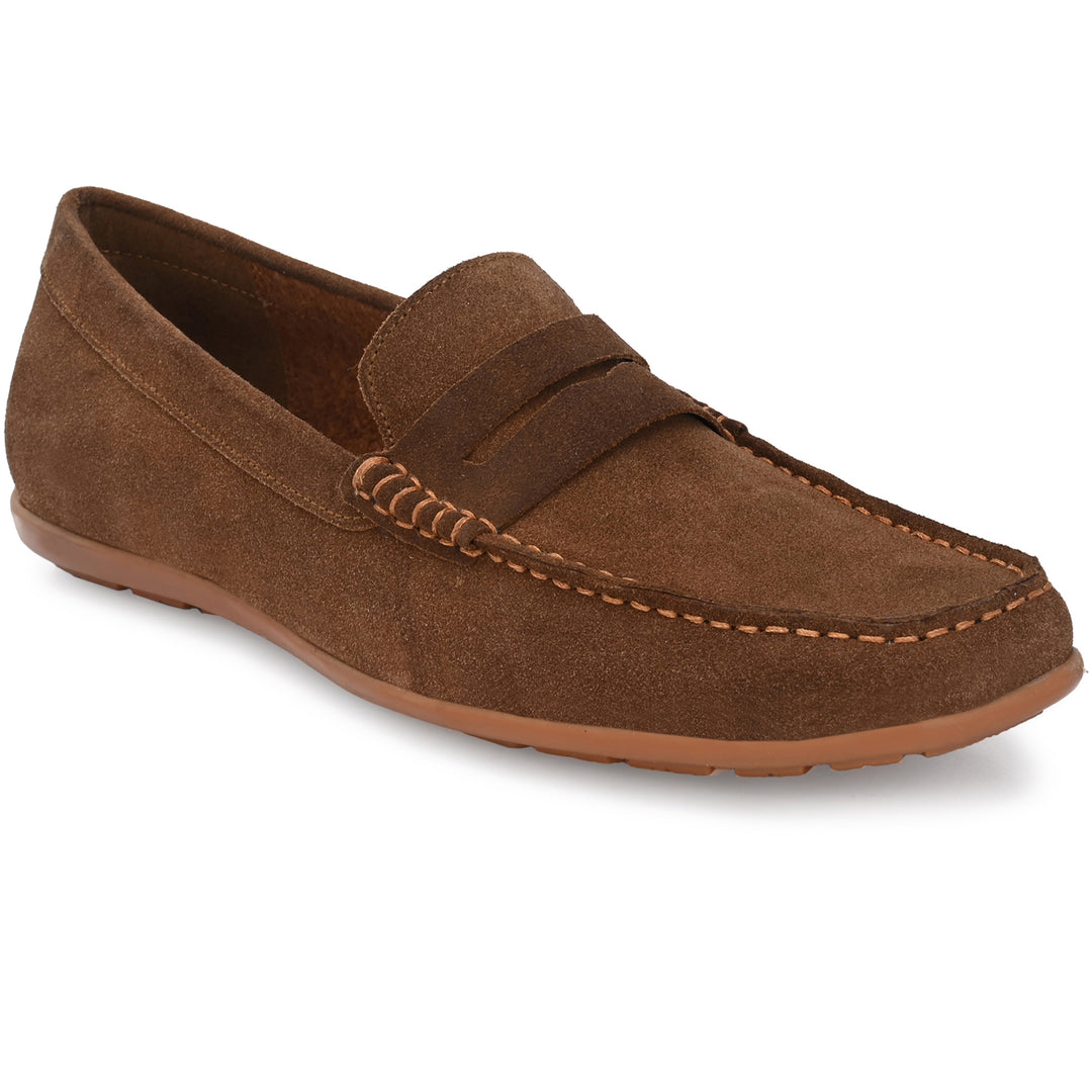Men's Suede Leather Slip on Casual Loafer Moccasin