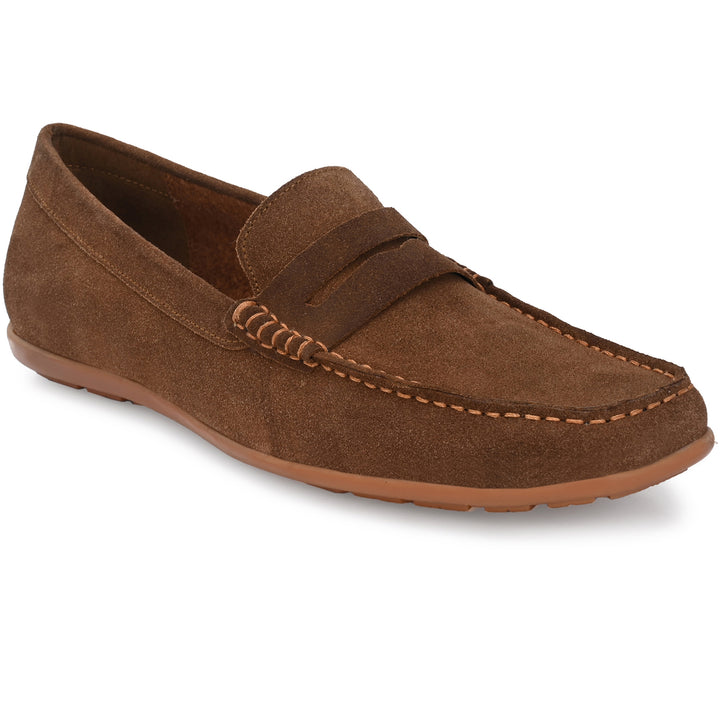 Men's Suede Leather Slip on Casual Loafer Moccasin