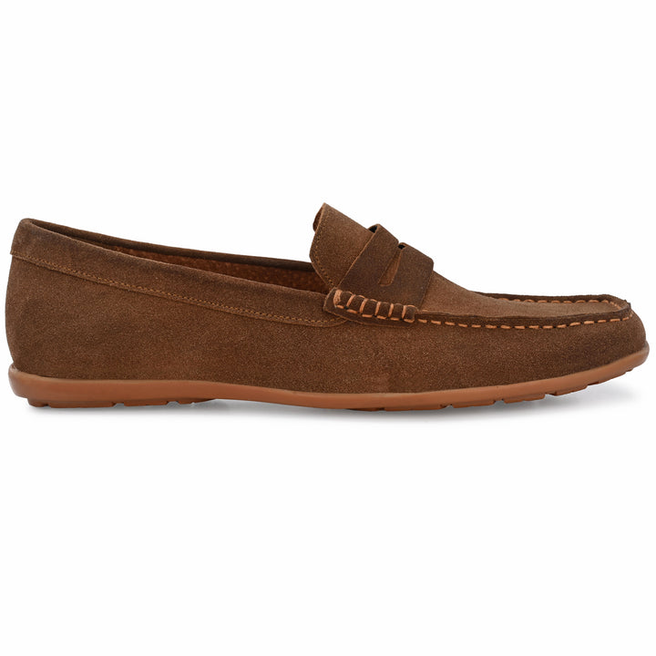 Men's Suede Leather Slip on Casual Loafer Moccasin