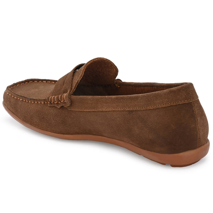 Men's Suede Leather Slip on Casual Loafer Moccasin