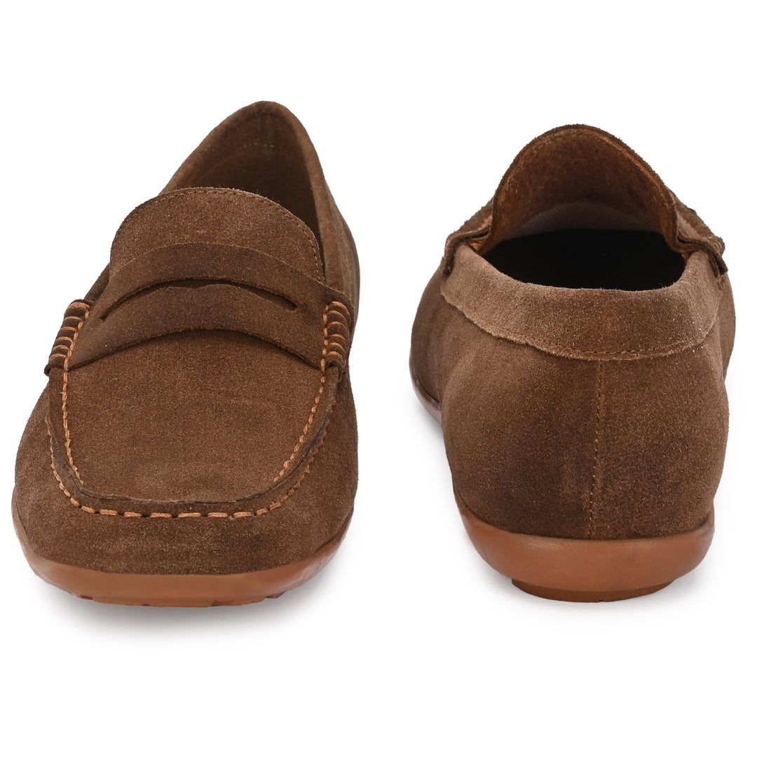 Men's Suede Leather Slip on Casual Loafer Moccasin