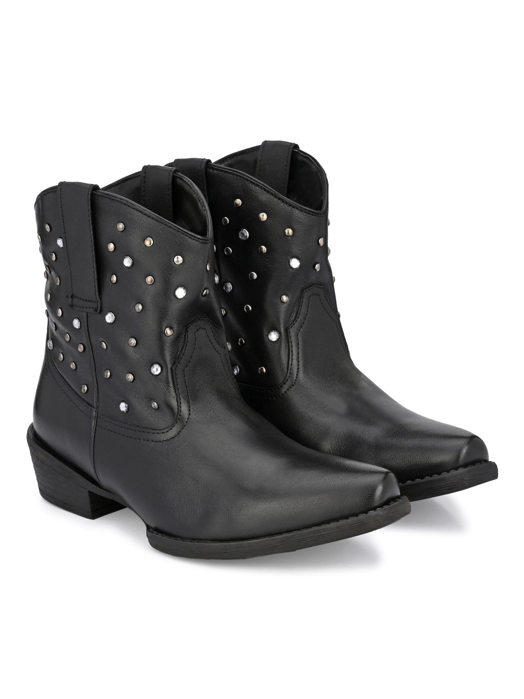 Women's Genuine Leather Half Ankle Boot