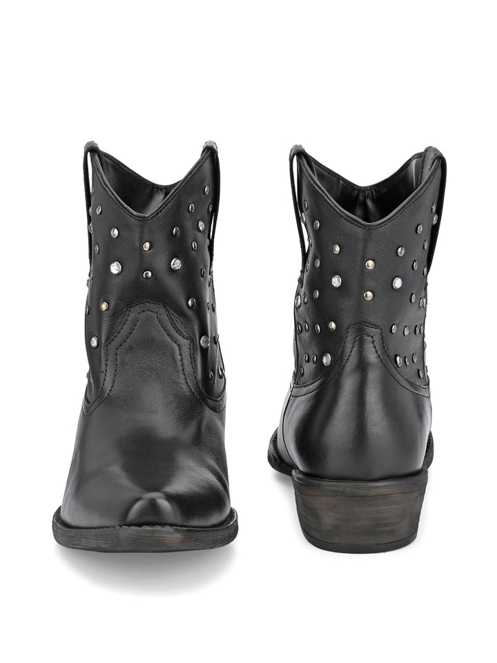 Women's Genuine Leather Half Ankle Boot