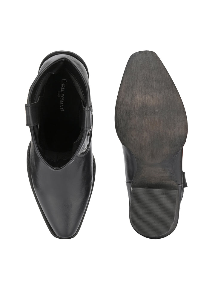 Women's Genuine Leather Half Ankle Boot