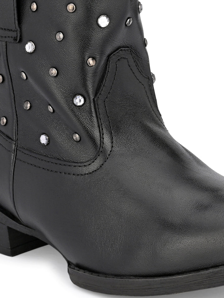 Women's Genuine Leather Half Ankle Boot