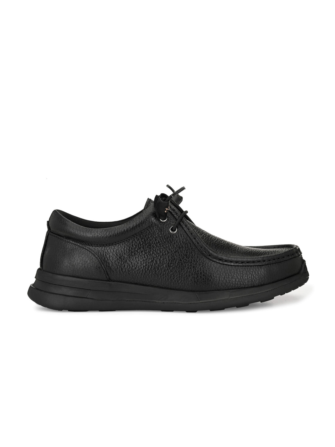 Men's Milled Leather Fancy Lace Up Casual Shoes