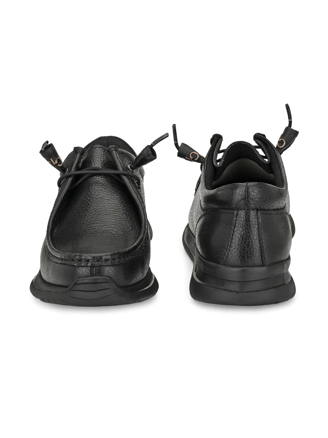 Men's Milled Leather Fancy Lace Up Casual Shoes