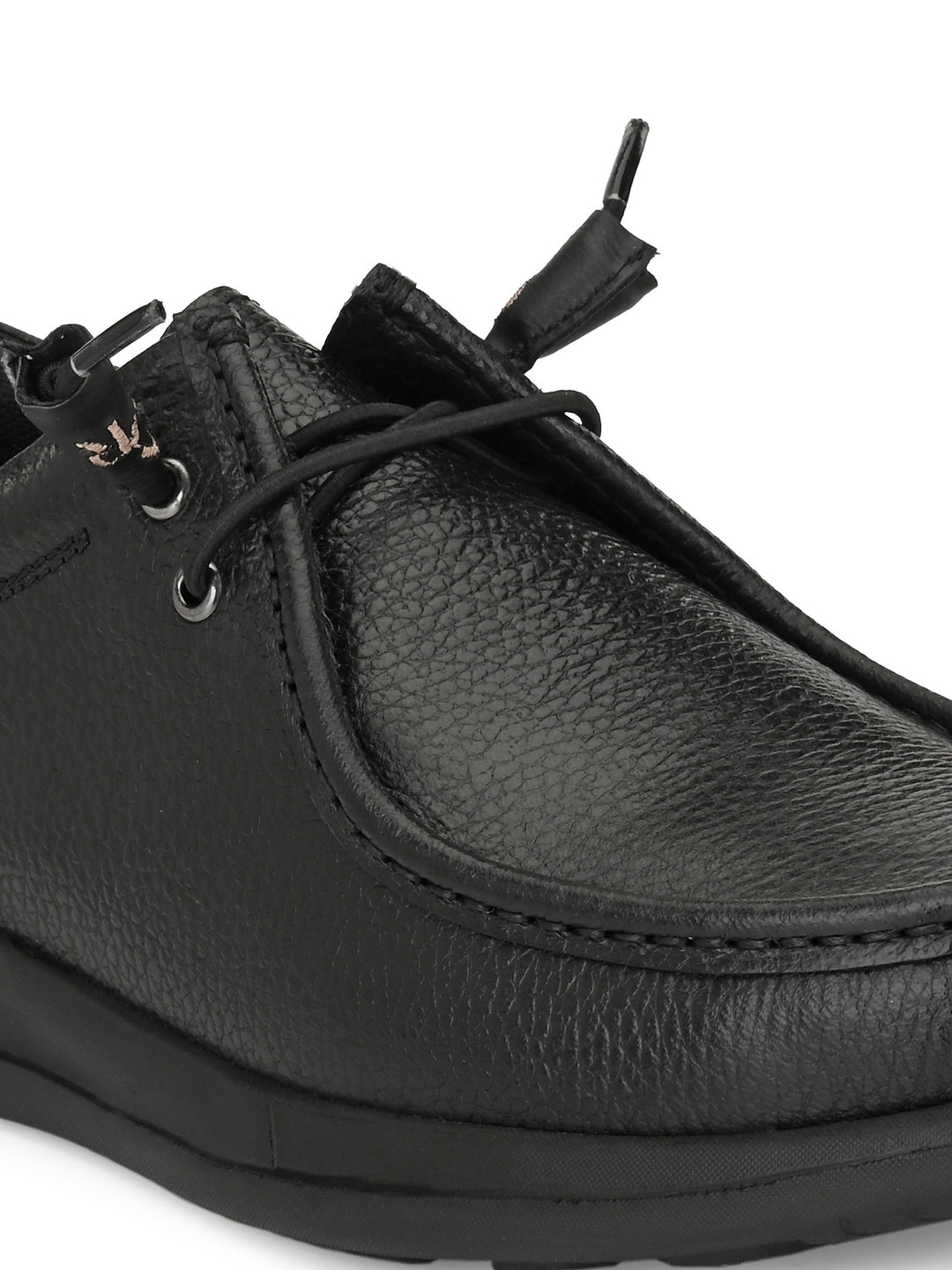 Men's Milled Leather Fancy Lace Up Casual Shoes