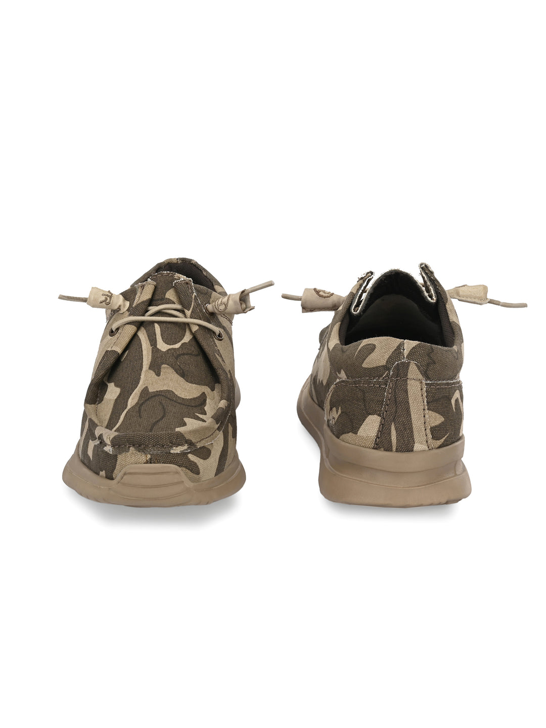 Men's Canvas Fancy Lace Up Casual Shoes