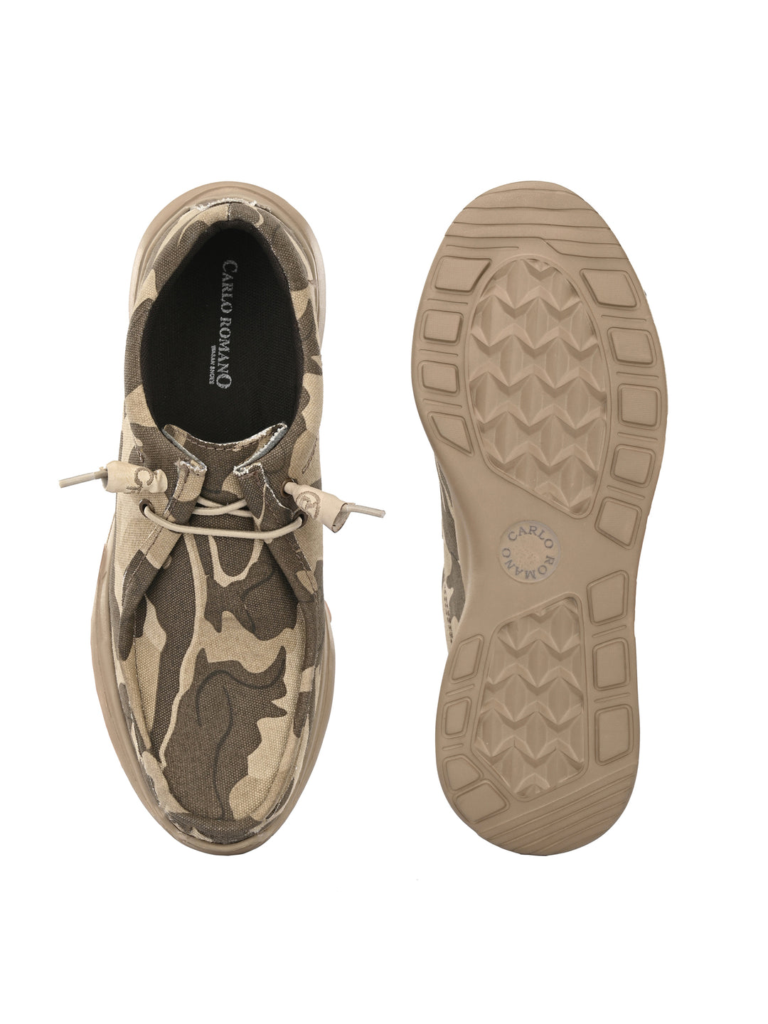 Men's Canvas Fancy Lace Up Casual Shoes