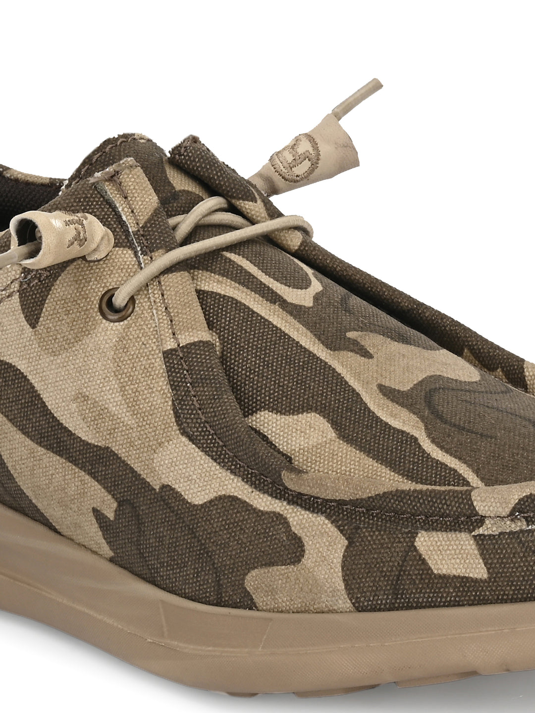 Men's Canvas Fancy Lace Up Casual Shoes