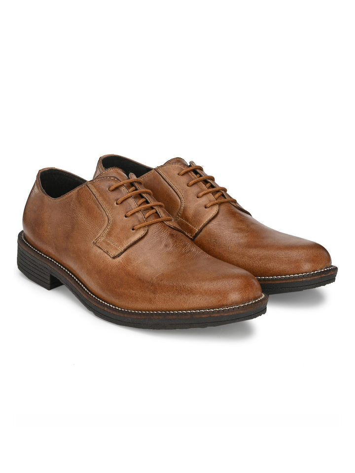 Men's Burnish Leather Lace Up Formal Shoe