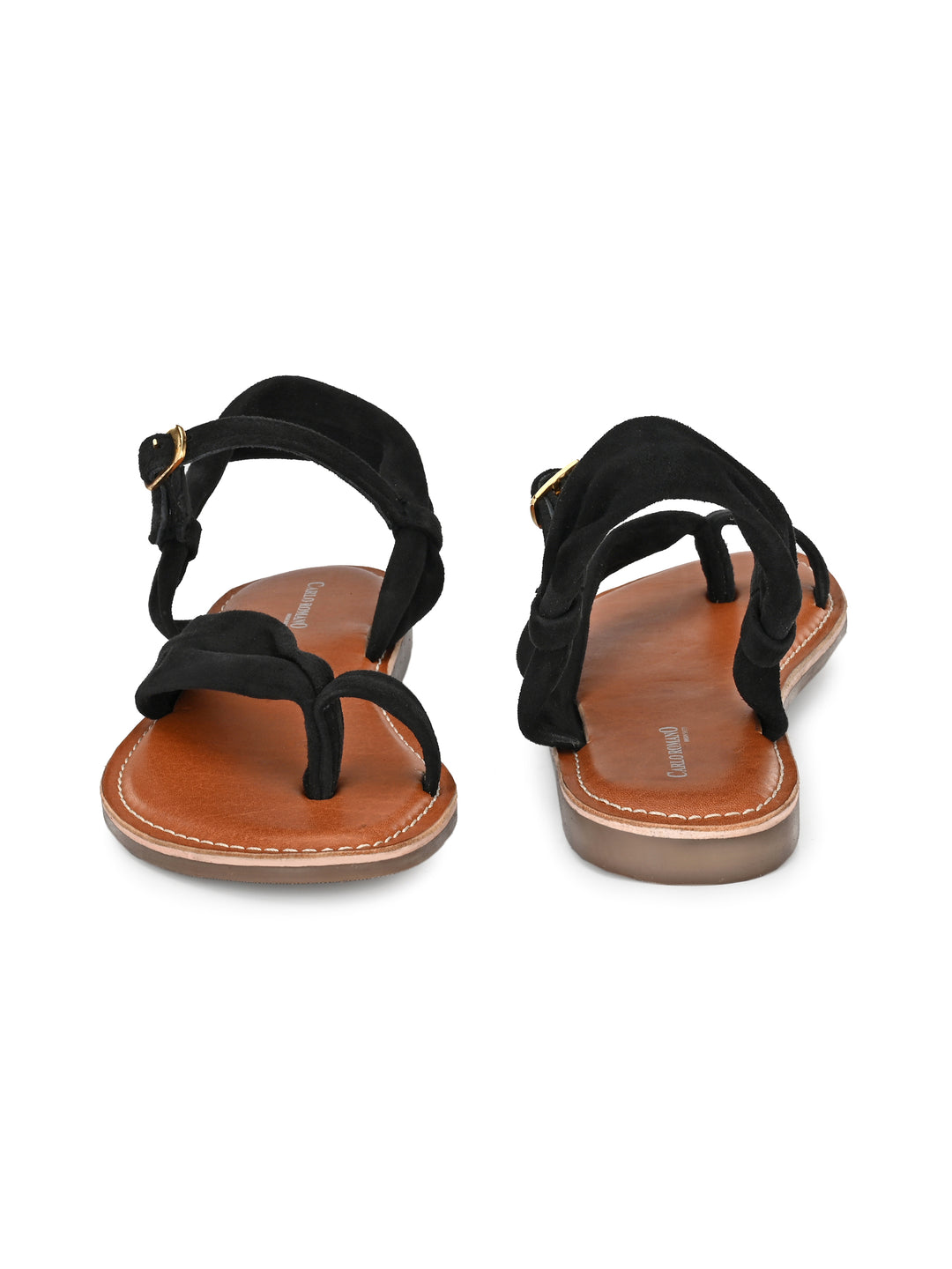 Women's Genuine Leather Flat Sandal