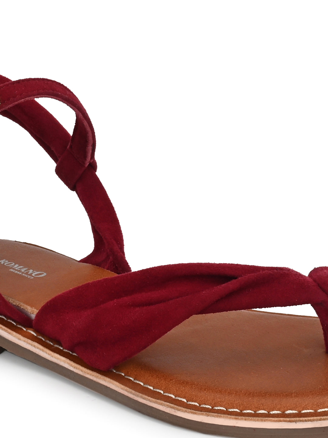 Women's Genuine Leather Flat Sandal