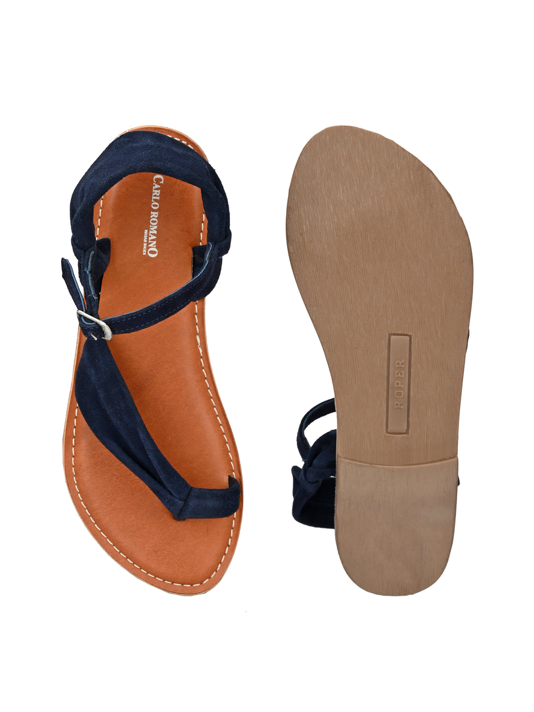 Women's Genuine Leather Flat Sandal