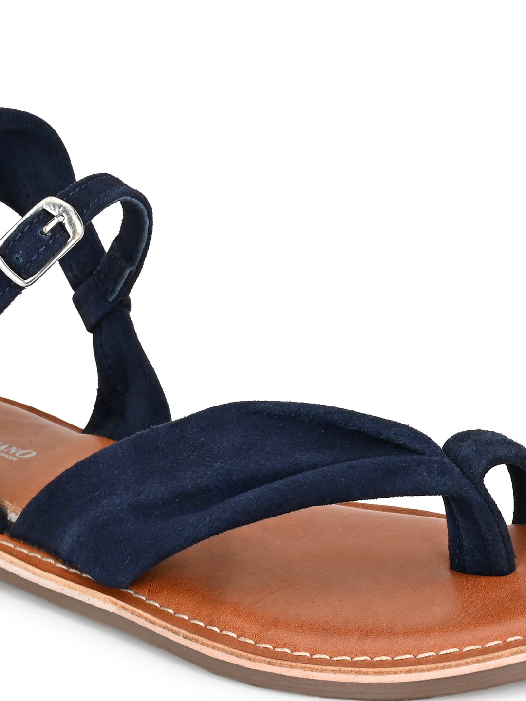 Women's Genuine Leather Flat Sandal