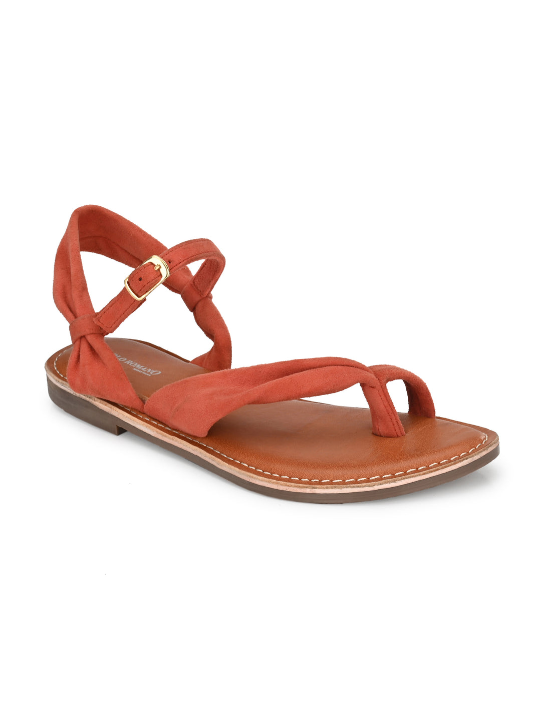 Women's Genuine Leather Flat Sandal