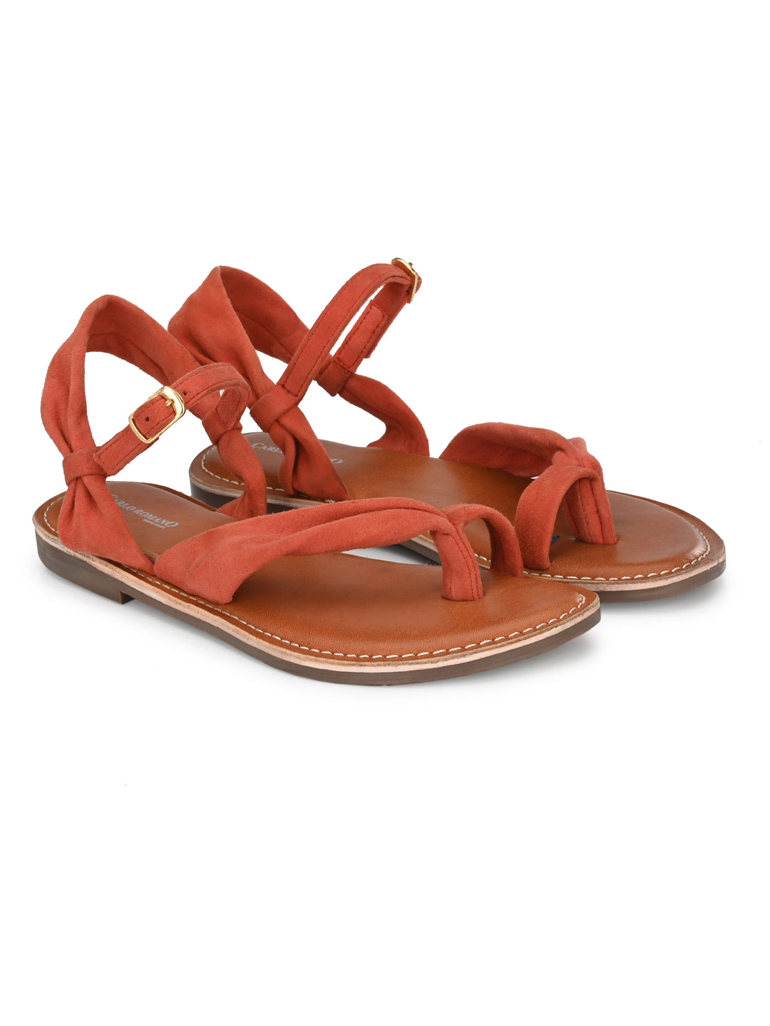 Women's Genuine Leather Flat Sandal