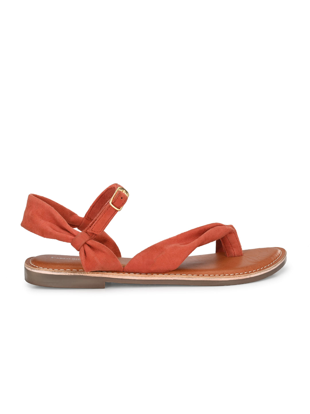 Women's Genuine Leather Flat Sandal