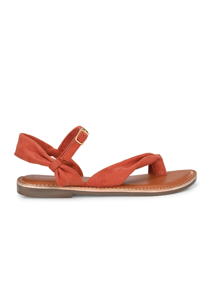 Women's Genuine Leather Flat Sandal