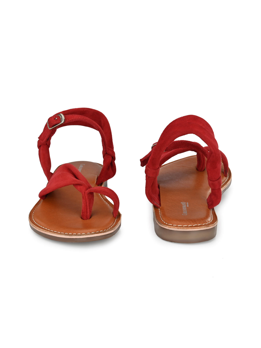 Women's Genuine Leather Flat Sandal