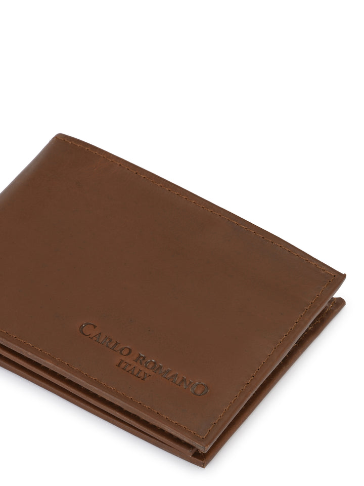 CARLO ROMANO BY WASAN SHOES GENUINE LEATHER / RFID SECURE WALLET