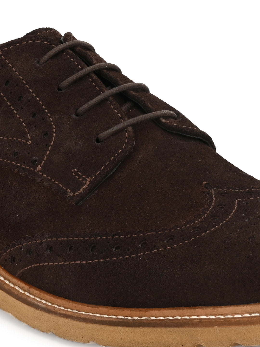 Men's Suede Leather Brogue Shoe