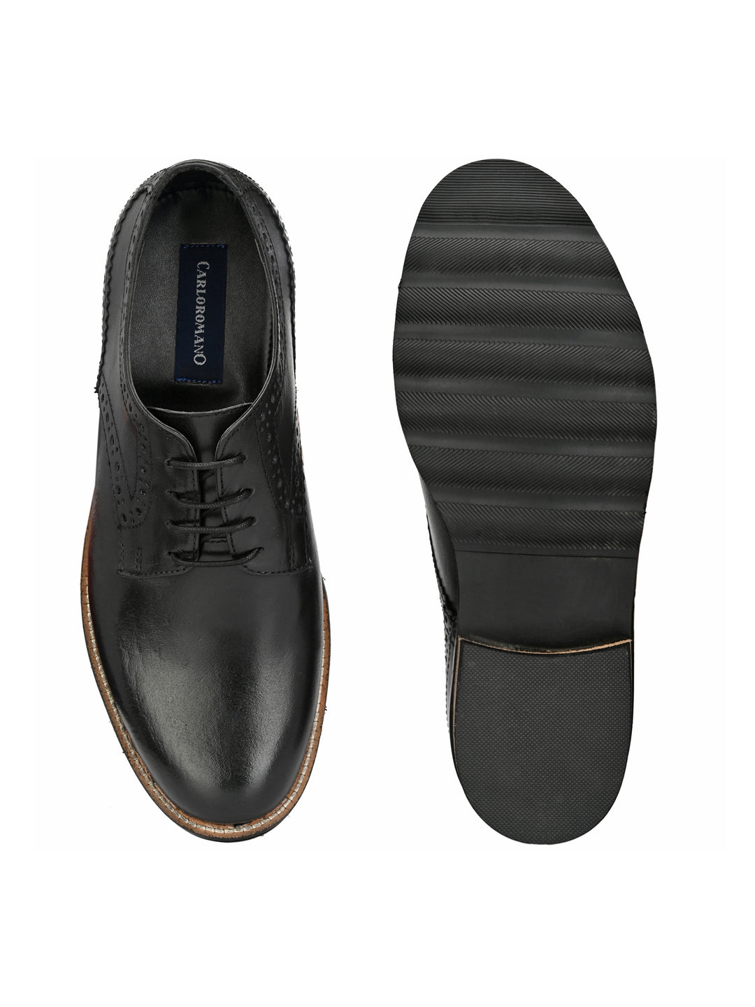Men's Burnish Leather Lace up Formal Shoe