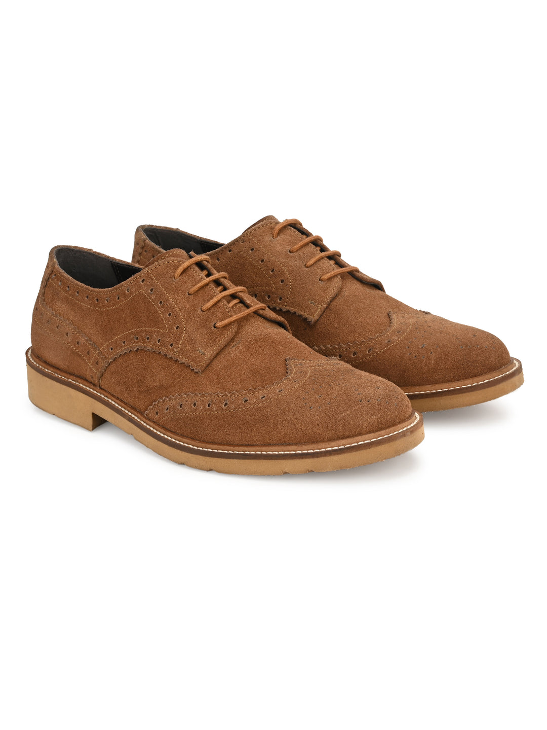 Men's Suede Leather Brogue Shoe