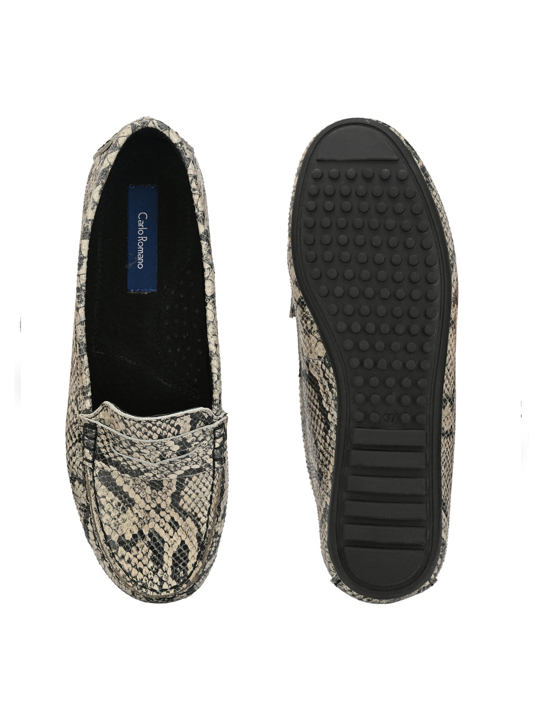 Women's Foil Slip on Casual Loafer Moccasin