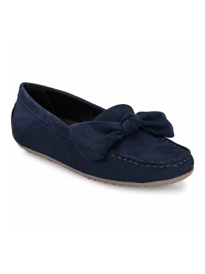 Women's Suede Leather Casual Loafer Moccasin