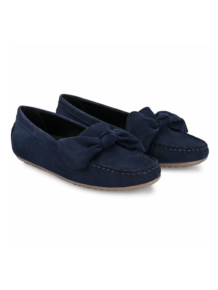 Women's Suede Leather Casual Loafer Moccasin