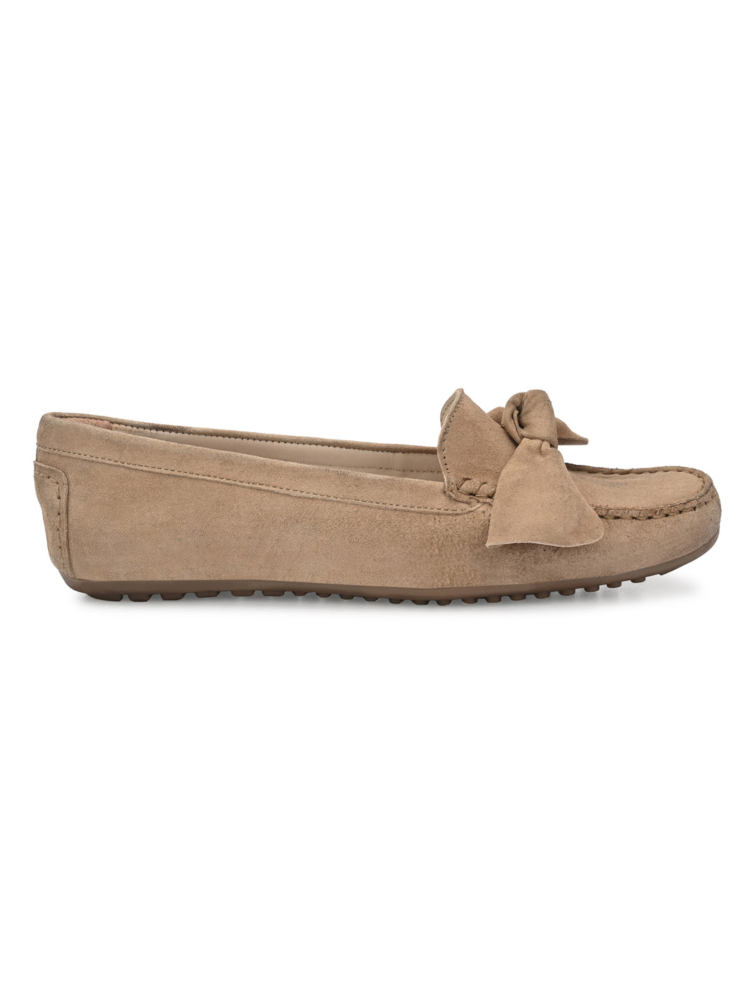 Women's Suede Leather Casual Loafer Moccasin