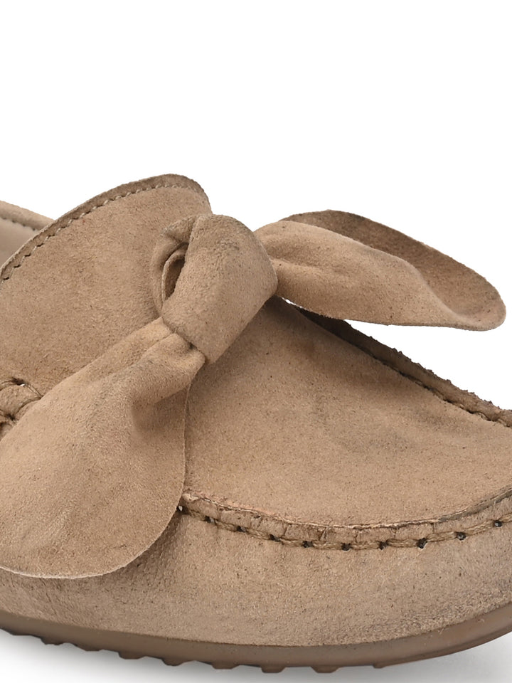 Women's Suede Leather Casual Loafer Moccasin