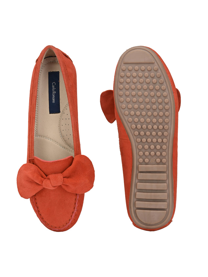 Women's Suede Leather Casual Loafer Moccasin