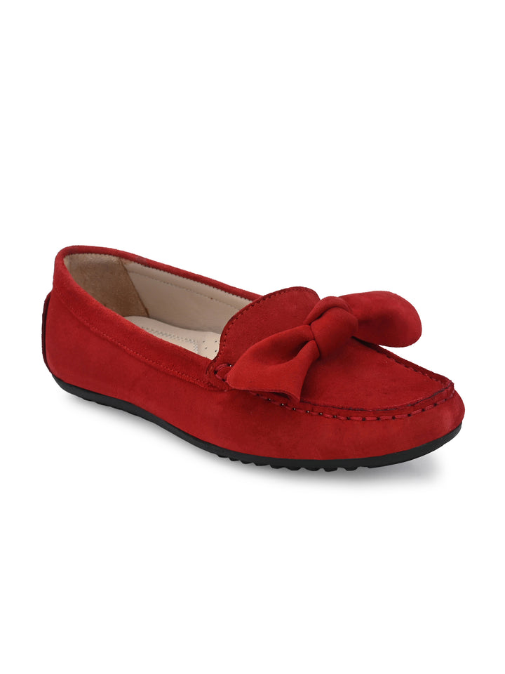 Women's Suede Leather Casual Loafer Moccasin