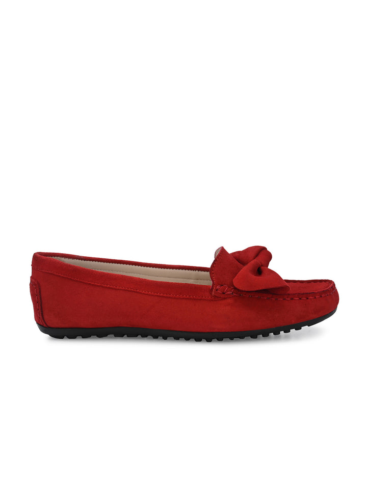 Women's Suede Leather Casual Loafer Moccasin