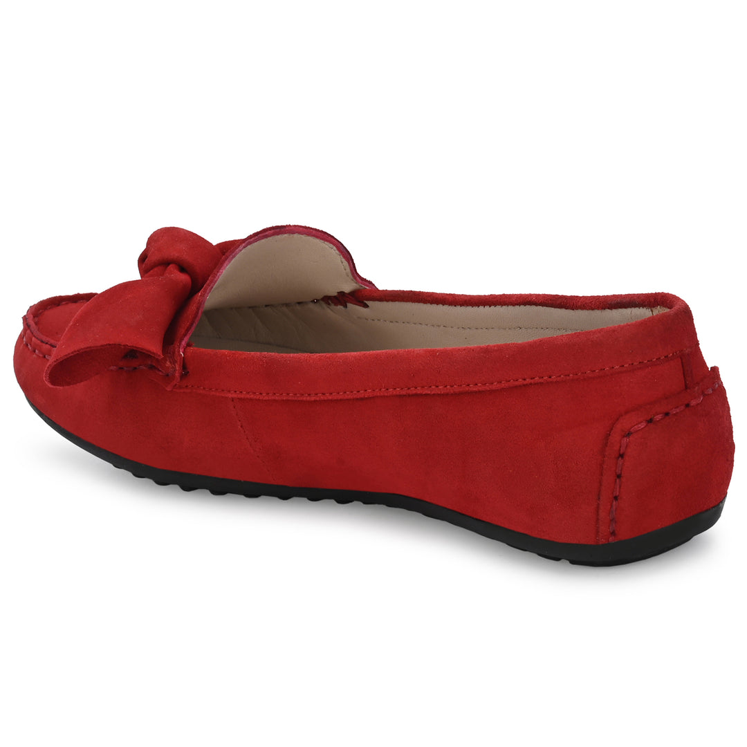 Women's Suede Leather Casual Loafer Moccasin