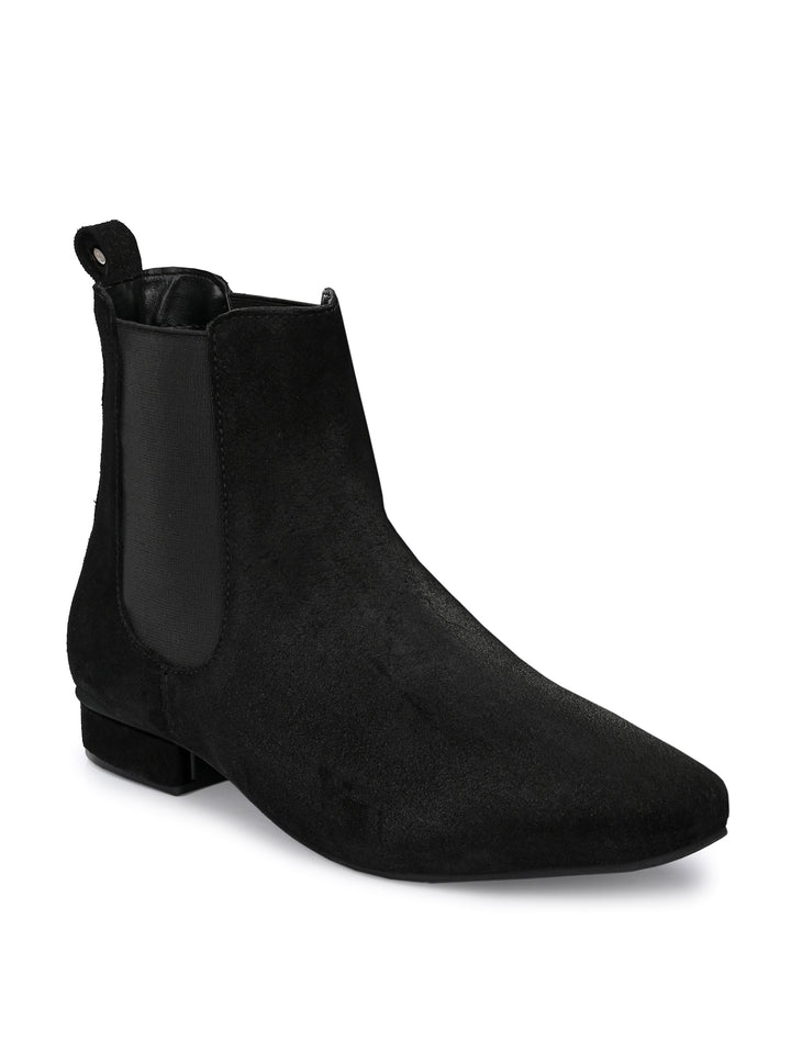 Women's Genuine Suede Leather Ankle Boots